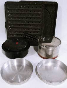 Broiler Pan, Round Cake Pans, Round Roaster, Pressure Cooker