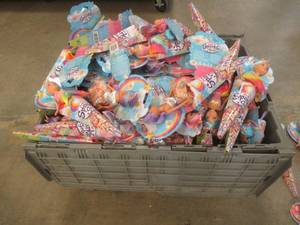 lot 718 image: BIN OF ZURU SPARKLE GIRLZ DOLLS (ALL DOLLS ARE BRAND NEW.  SOME SMALL, SOME LARGE))