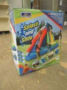 lot 720 image: 11.5 FT X 10.5 FT X 8 FT MY FIRST WATER SLIDE SPLASH & SLIDE (CUSTOMER RETURN)