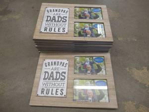 lot 727 image: SET OF 8 PICTURE FRAMES 10 X 14 HOLD 2 X 4X6 PHOTOS (SEE PICTURE)