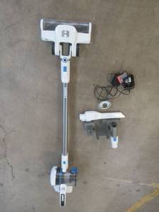 lot 743 image: HART RECHARGEABLE CORDLESS STICK VACUUM WITH SWIVEL HEAD (CUSTOMER RETURN)