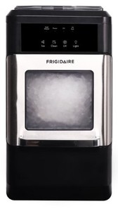 lot 761 image: Frigidaire 44 lbs. Crunchy Chewable Nugget Ice Maker EFIC235, Stainless Steel, EFIC235.