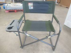 lot 754 image: Ozark Trail Oversized Directors Chair  With Side Table.