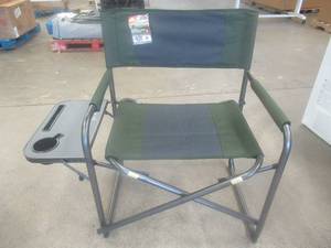 lot 755 image: Ozark Trail Oversized Directors Chair  With Side Table.