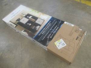 lot 768 image: MAINSTAYS 6-CUBE ORGANIZER IN BLACK. Approximate Dimensions 24 x 12 x 36 Tall.