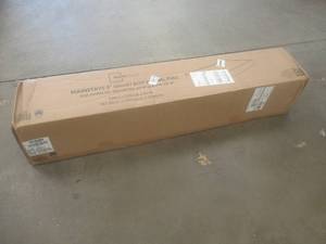 lot 771 image: Mainstays 9 Easy Assembly Smart Box Spring, Full. Dimensions 74 x 53 x 9H - 36.9 lbs. - MISSING COVER