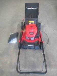 lot 777 image: PowerSmart DB2194PR 21 3-in-1 Gas Push Lawn Mower 170cc with Steel Deck - SLIGHTLY USED, ENGINE SIEZED. For PartsRestore.