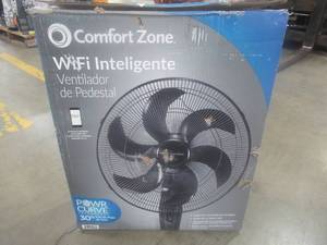 lot 825 image: Comfort Zone WiFi Intelligent Fan.