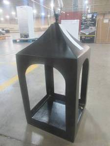 lot 857 image: 12 x 12 x 24 Tall Hanging Lantern.
