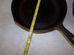 lot 54 image: Pair of Cast Iron Fry Pans