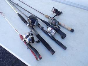 lot 66 image: 5 Rod and Reels