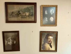 lot 254 image: Vintage Pictures & Frames