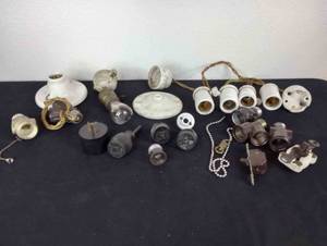 lot 277 image: Vintage Electrical Parts