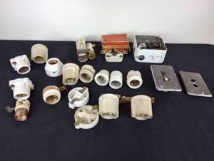 lot 278 image: Vintge Electrical Parts