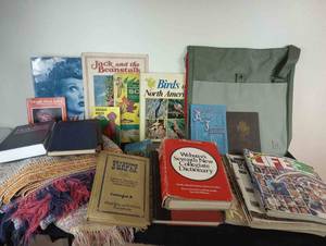 lot 345 image: Calvin Klein Bag, Books, and Rugs