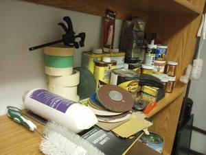 lot 371 image: Assorted Painting and Staining Supplies