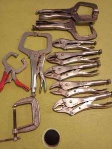lot 420 image: Assortment of Vise Grips