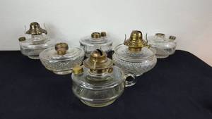 lot 167 image: Vintage Glass Kerosene Bases