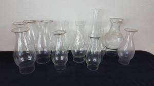 lot 176 image: Kerosene Lamp Chimneys