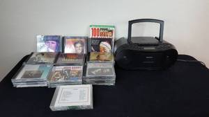 lot 116 image: Sony CD Player with Music CDs