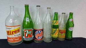 lot 190 image: Unique Vintage Pop Bottles