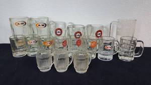 lot 198 image: Vintage A&W Root Beer Mugs