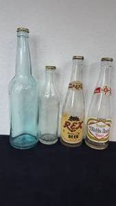 lot 199 image: Antique Collectible Beer Bottles