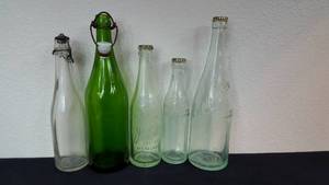 lot 200 image: Antique Collectible Beer Bottles