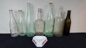 lot 202 image: Vintage Collectible Beer Bottles