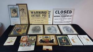 lot 220 image: Vintage Advertisement Calendars and Pictures