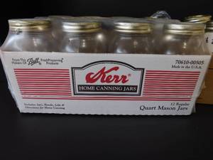 19 - Quart Kerr Mason Jars