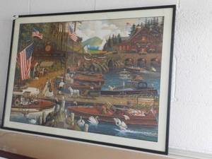 Charles Wysocki Print - Lost In The Woodies - 35 58 x 26