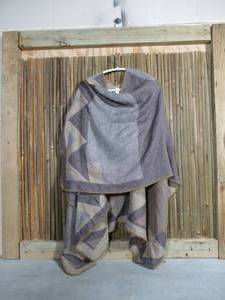 Christopher & Banks Plaid Shawl