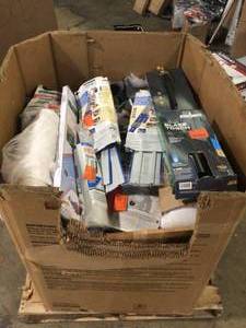 lot 2 image: Gaylord of Hardware and Misc Items Various Models and Conditions Customer Returns See Terms on Auction