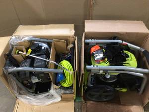 lot 15 image: Lot of 2 Mixed Cold Water Gas Pressure Washers Customer Returns See Terms on Auction