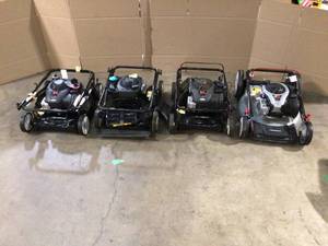 lot 24 image: Lot of Mixed Assorted Lawn Mowers Customer Returns See Terms on Auction