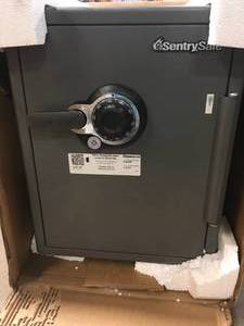 lot 30 image: SentrySafe 2.0 cu. ft. Fireproof & Waterproof Safe with Dial Combination Lock Customer Returns See Terms on Auction