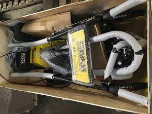 lot 31 image: Champion Power Equipment 19 in. 212cc 4-Stroke Gas Garden Counter Rotating Rear Tine Tiller with Self-Propelled Agricultural Tires Customer Returns See Terms on Auction