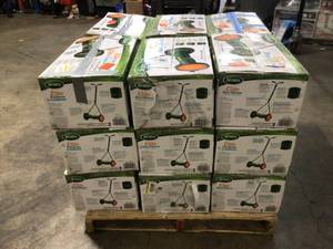 lot 1 image: 18 Boxes of Scotts Scotts 16 in. Manual Walk Behind Push Reel Lawn Mower Customer Returns See Terms on Auction