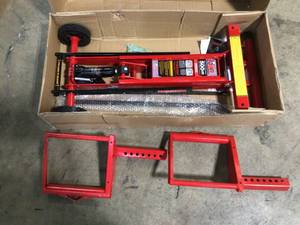 lot 2 image: MoJack HDL 500 Lawn Mower Lift Customer Returns See Terms on Auction