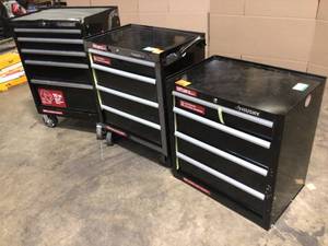 lot 3 image: Lot of Assorted Husky Garage Cabinets Various Models and Conditions Customer Returns See Terms on Auction