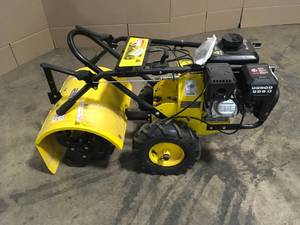 Champion Power Equipment 19 in.  Gas Garden Counter Rotating Rear Tine Tiller with Self-Propelled Agricultural Tires Champion Power Equipment Customer Returns See Terms on  Auction