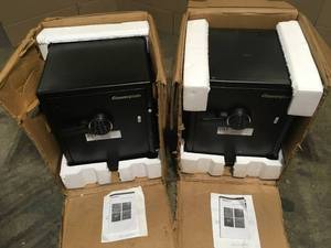 Lot of 2 Assorted SentrySafe 2.0 cu. ft. Fireproof & Waterproof Safe with Digital Combination Lock Customer Returns See Terms on Auction