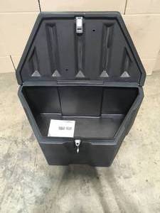 Buyers Products Company 18 in. x 19 in. x 36 in. Matte Black Plastic Trailer Tongue Truck Tool Box Customer Returns See Terms on Auction