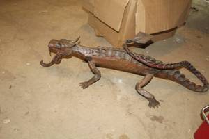 lot 353 image: Brass Dragon Sculpture
