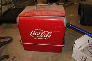 lot 354 image: Vintage Coca-Cola Metal Cooler