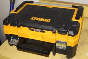 lot 362 image: DeWalt T-Stak Plastic Tool Suitcase