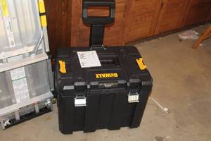 lot 361 image: DeWalt Plastic Rolling Tool Box
