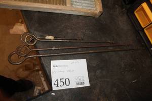 lot 450 image: Lot of (4) Vintage Stakes 24x12