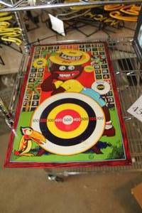 lot 460 image: mid 1900s Sambo Metal Target Board